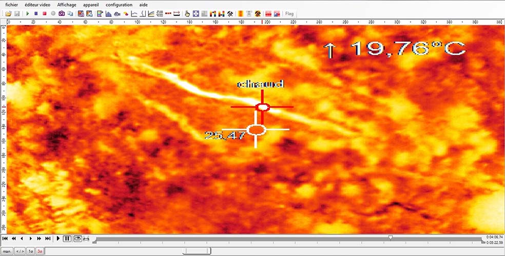 Thermographie sur sites pollués / Sites chimiques / Et sur toutes réactions exothermiques