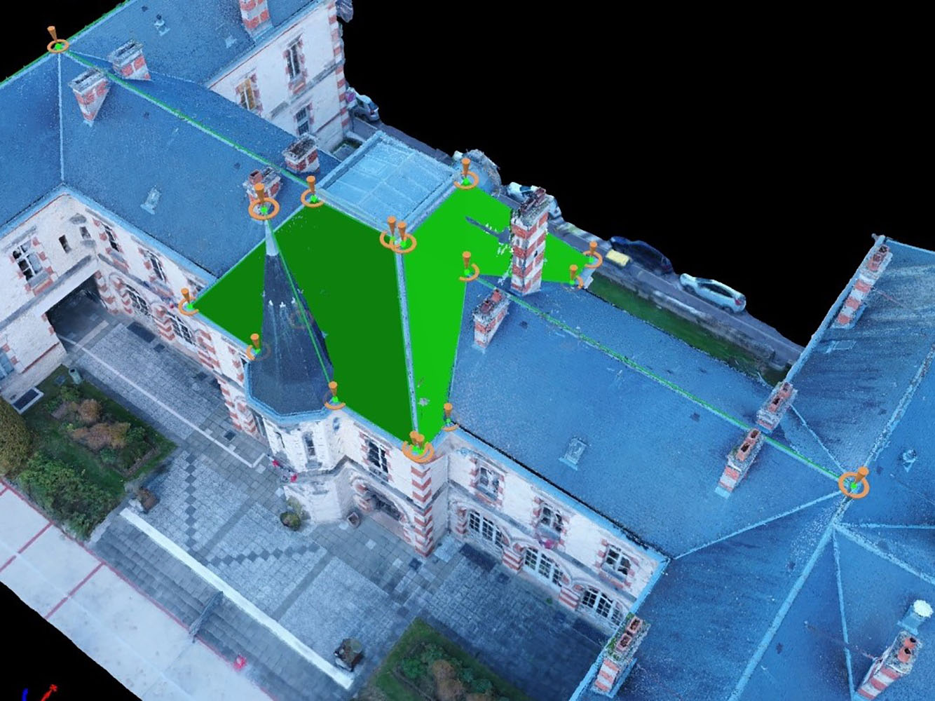 Photogrammétrie sur la Mairie de Sainte Savine - Suite